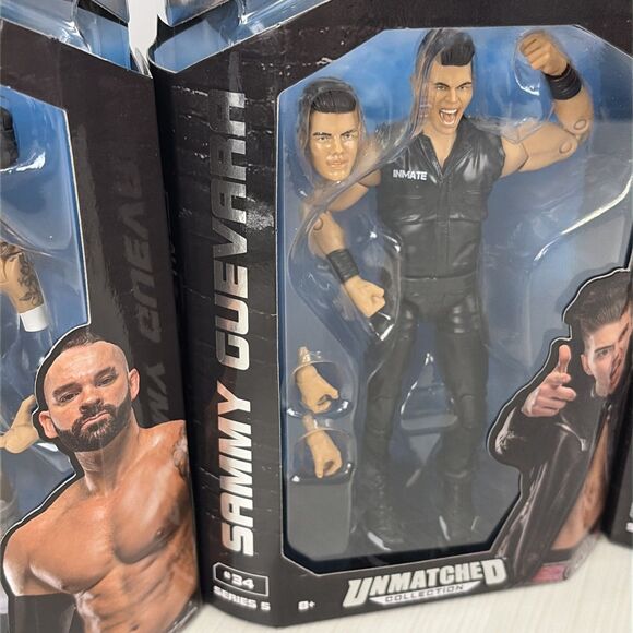 AEW Sammy Guevara Jade Shawn Spears Unmatched Collection Wrestling Figure Lot - Picture 5 of 8